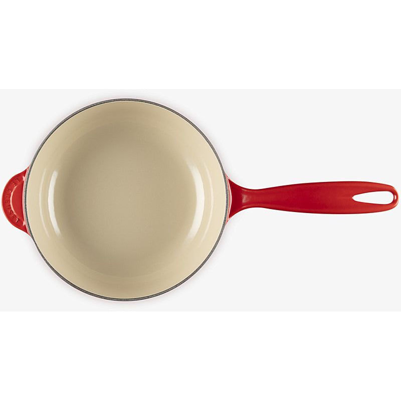 Le Creuset Stielkasserolle Holly Tradition 21 cm Kirschrot