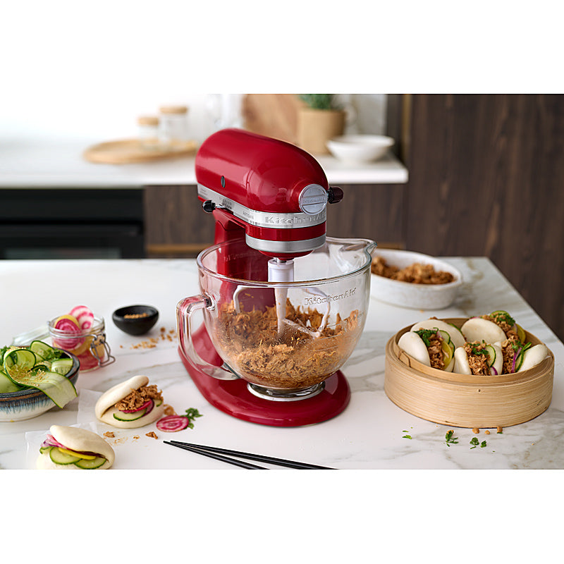 KitchenAid Artisan 5KSM175PSEER Küchenmaschine 4,8L in Empire Rot mit Zubehör
