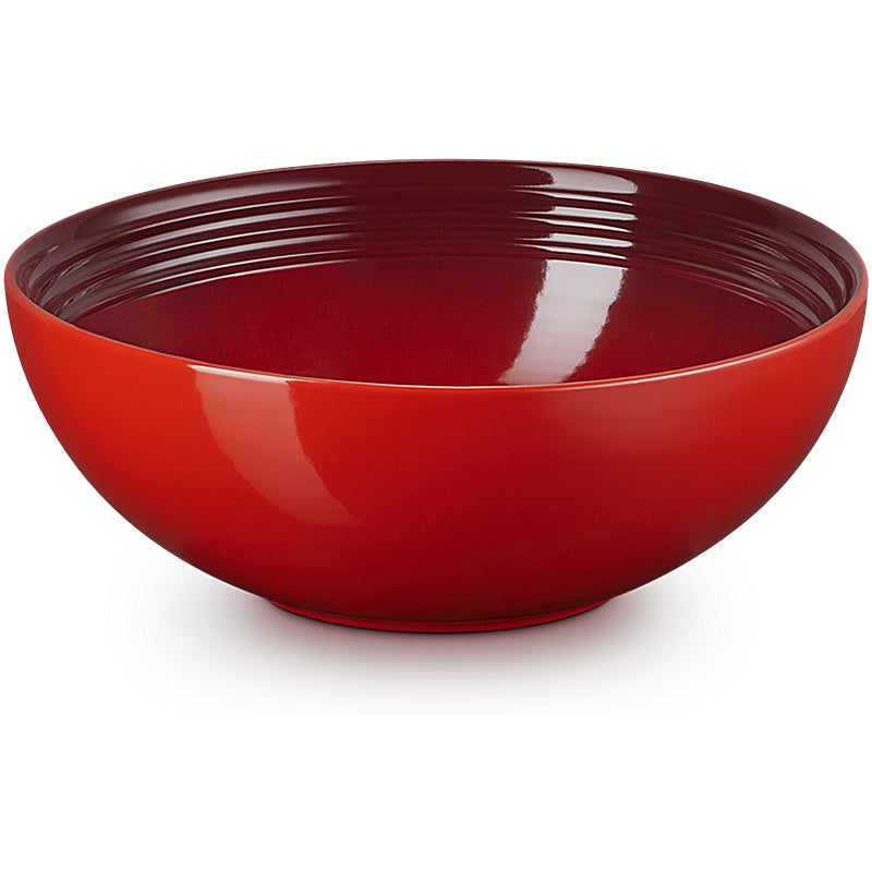 Le Creuset Salatschüssel 24 cm Kirschrot