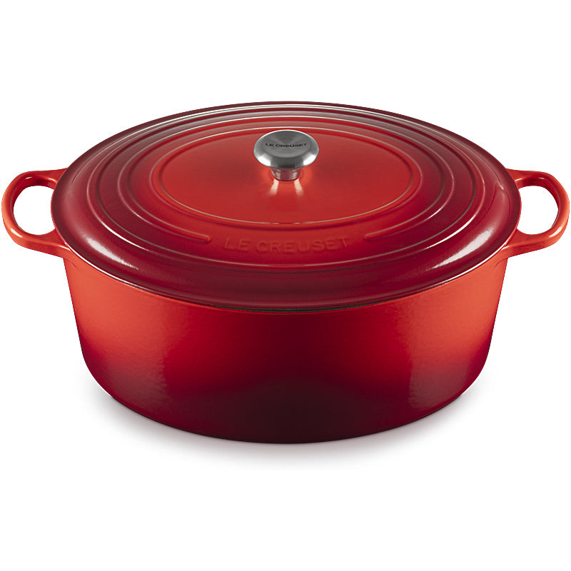 Le Creuset Bräter oval Signature 40cm kirschrot