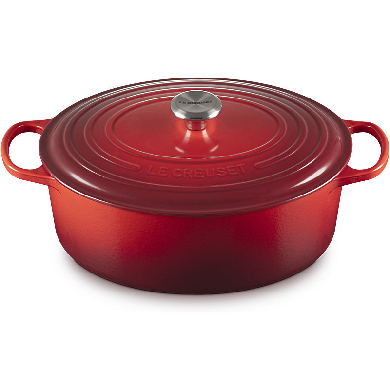 Le Creuset Oval Roaster Signature 29cm Cherry Red 