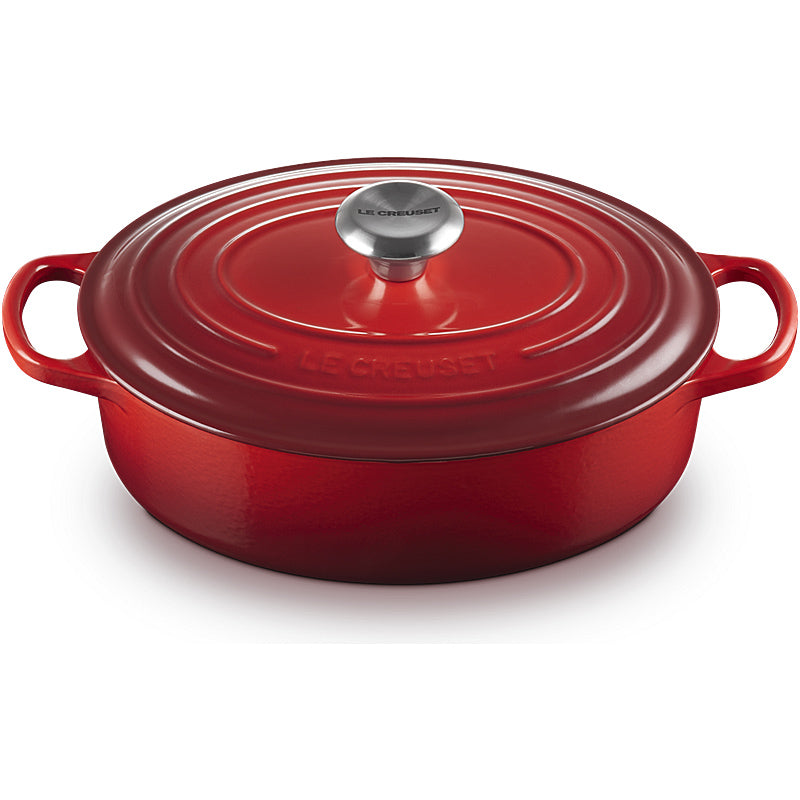 Le Creuset Gourmet Signature Oval Roaster 27 cm Cherry Red 