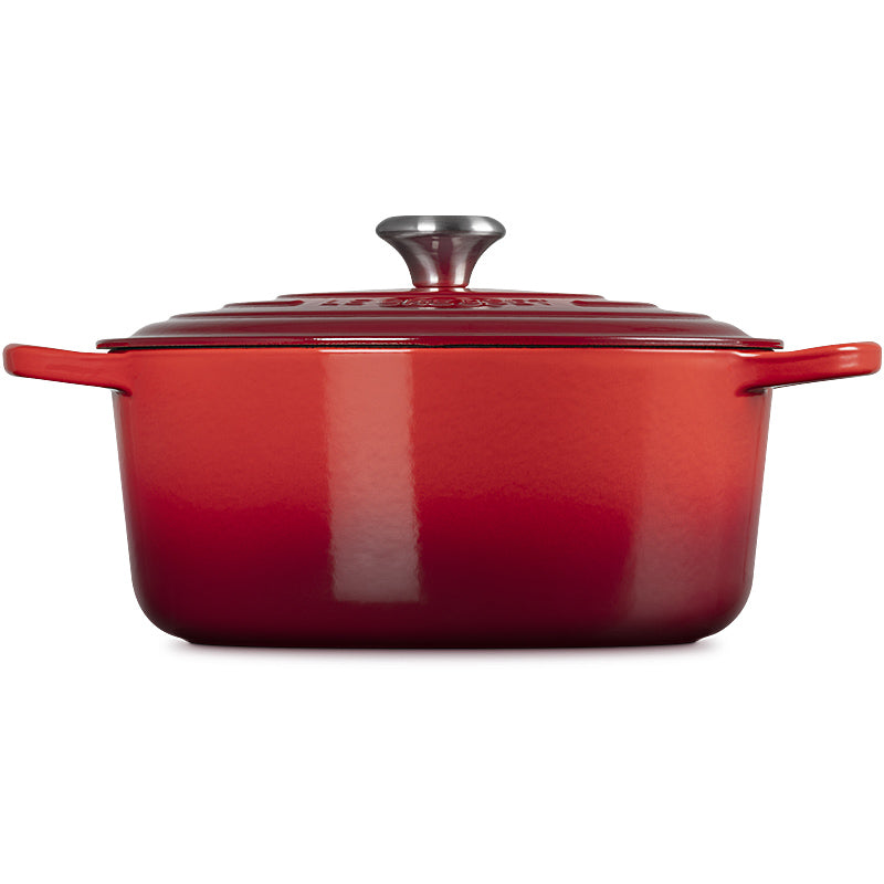 Le Creuset Bräter Signature rund 20cm kirschrot