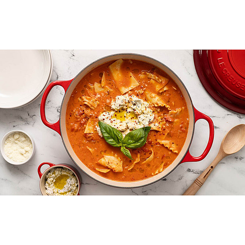 Le Creuset Bräter Signature rund 20cm kirschrot