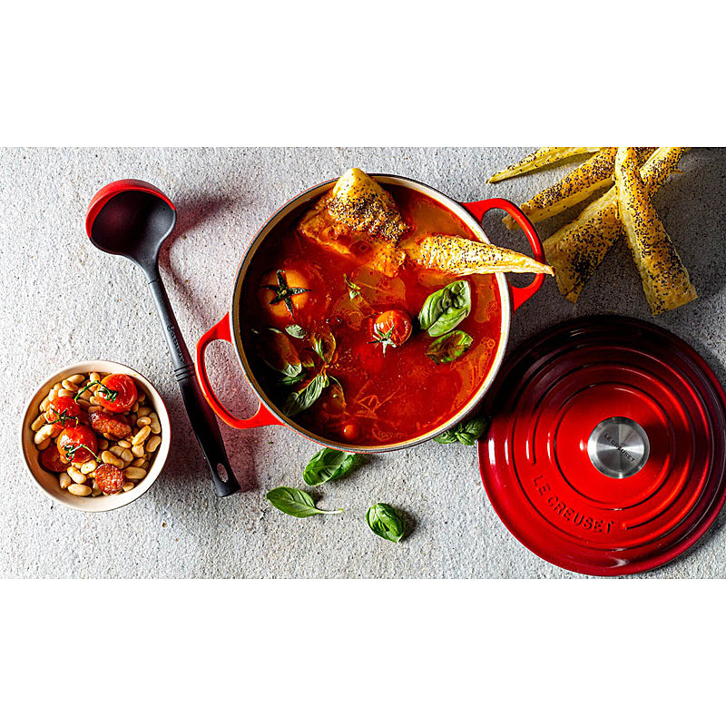 Le Creuset Bräter Signature rund 20cm kirschrot