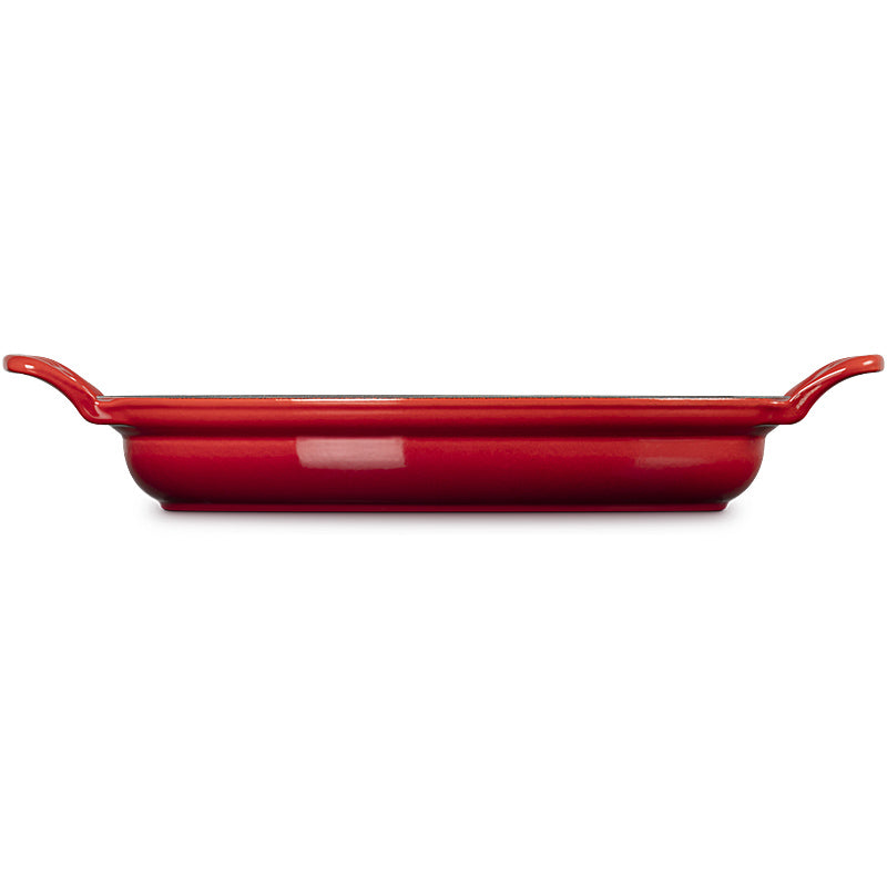 Le Creuset ovale Pfanne Modern Heritage 28 cm Kirschrot