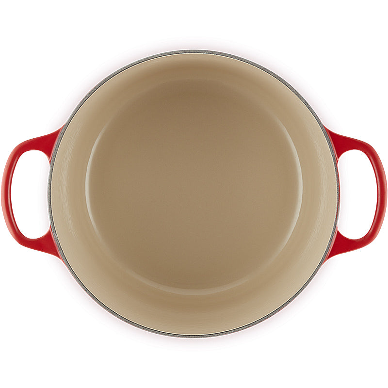 Le Creuset Bräter Signature hoch 24 cm Kirschrot