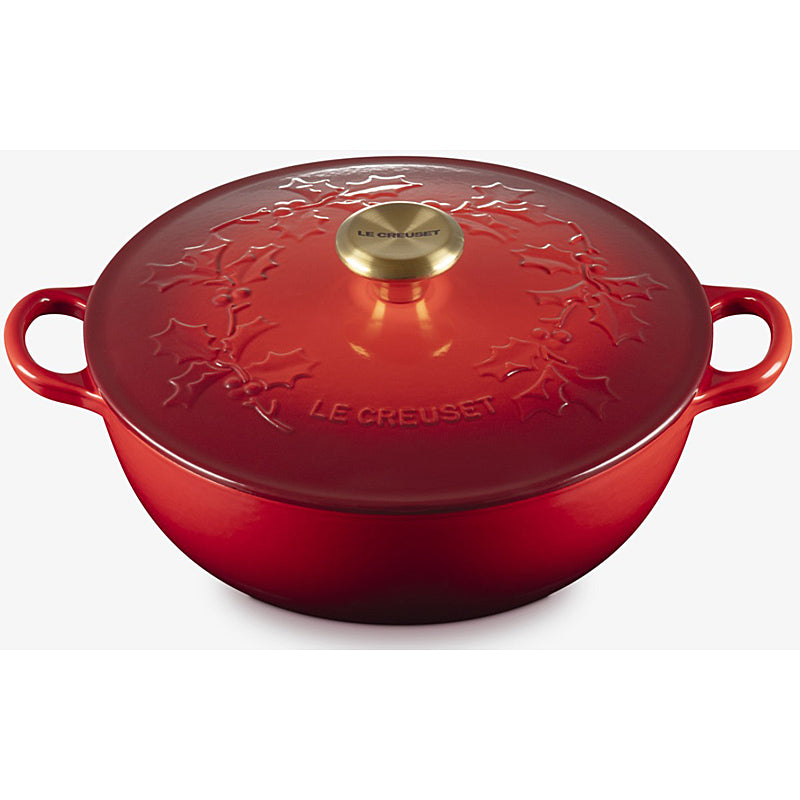Le Creuset La Marmite Holly Tradition 26 cm Kirschrot