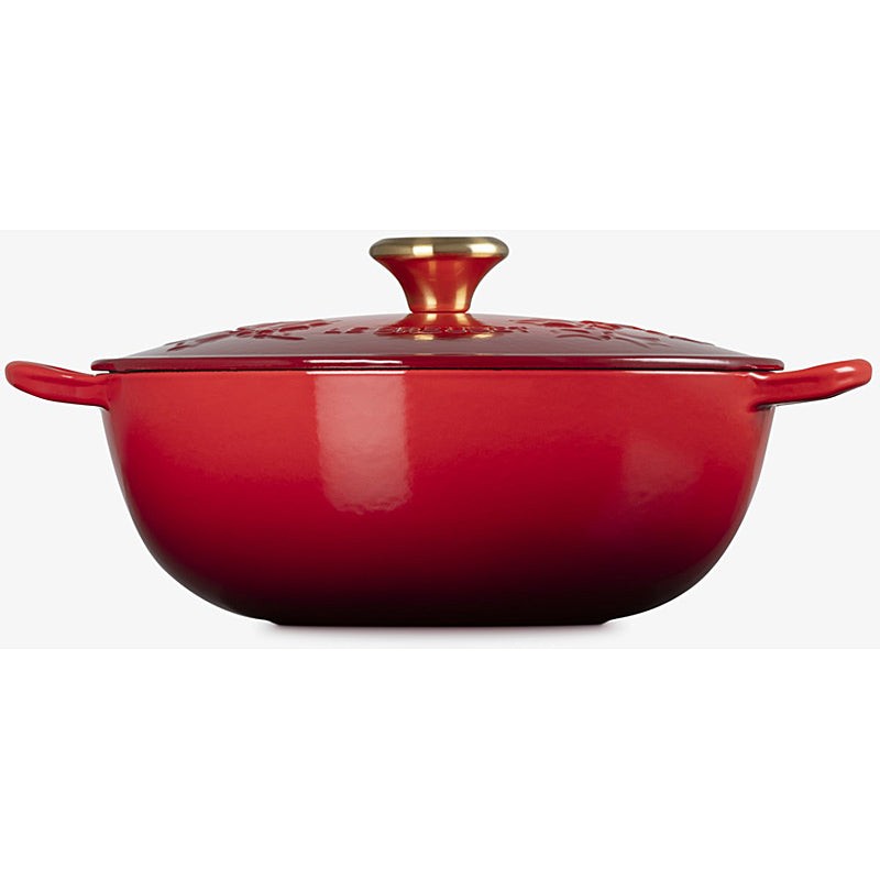 Le Creuset La Marmite Holly Tradition 26 cm Kirschrot