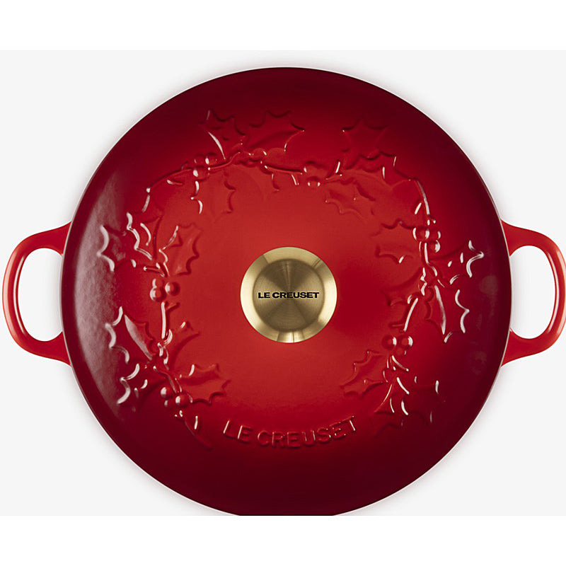 Le Creuset La Marmite Holly Tradition 26 cm Kirschrot