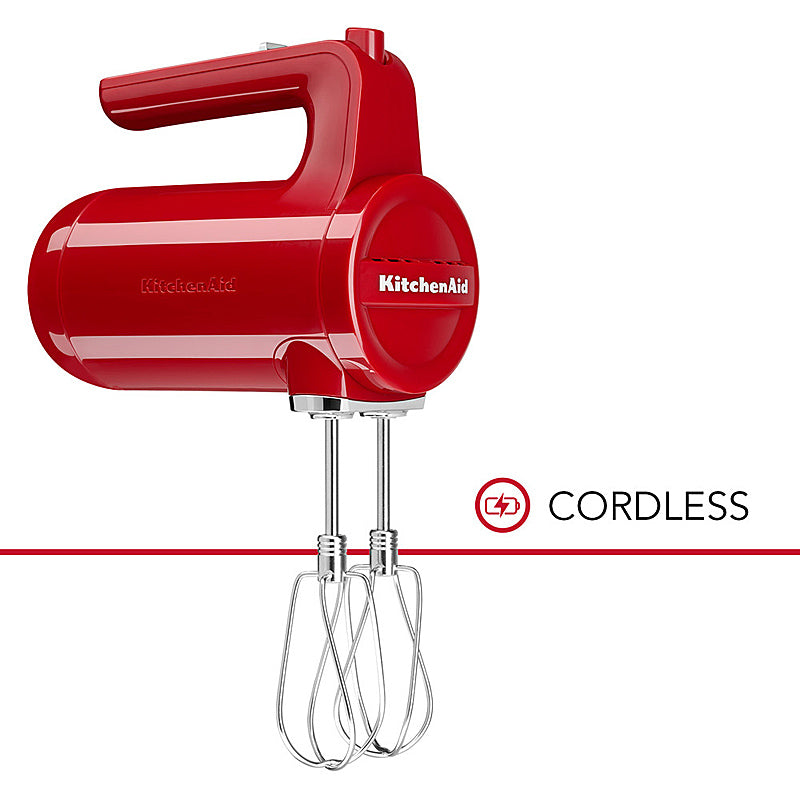 Kitchenaid 5KHMB732EER Cordless Handrührer Farbe Empire Rot