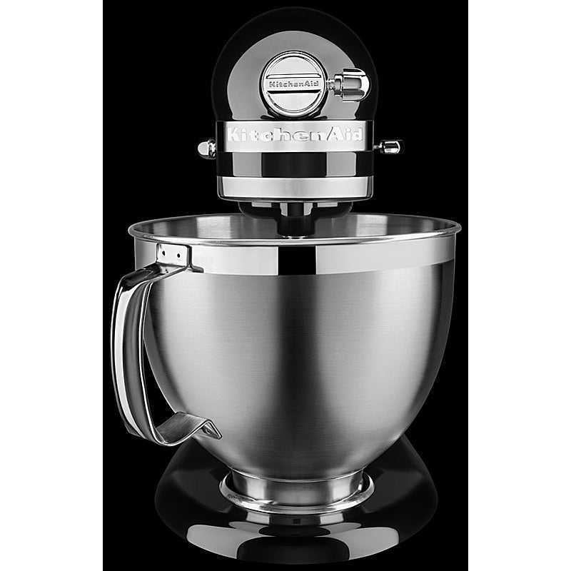 KitchenAid 5KSM185PSEOB Küchenmaschine 4,8L in Onyx Schwarz – Zubehör inklusive