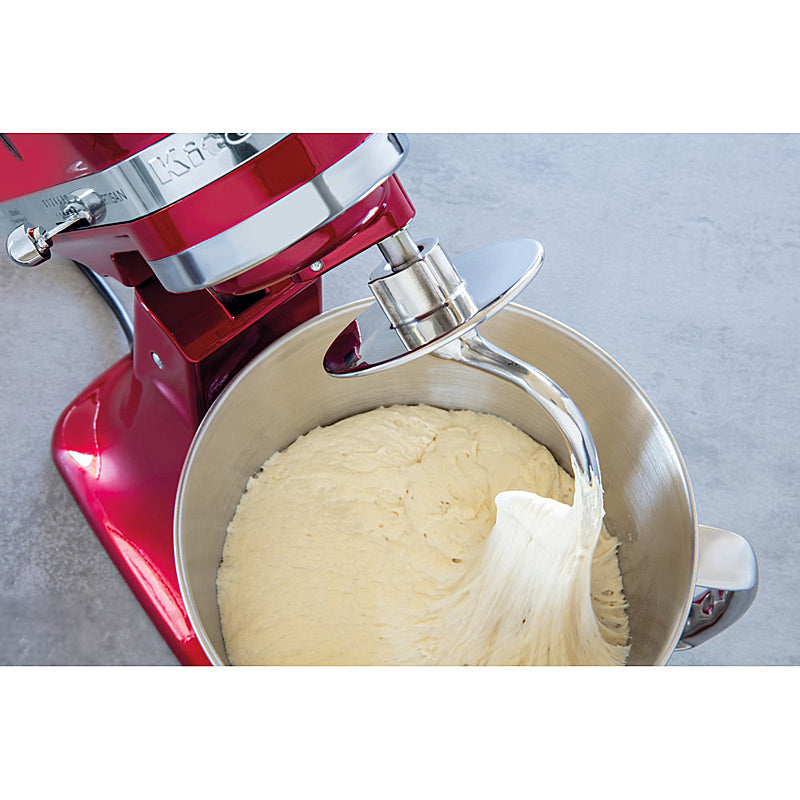 KitchenAid 5KSM5THDHSS Zubehör für Küchenmaschine 4.3L & 4.8L Knethaken, Edelstahl