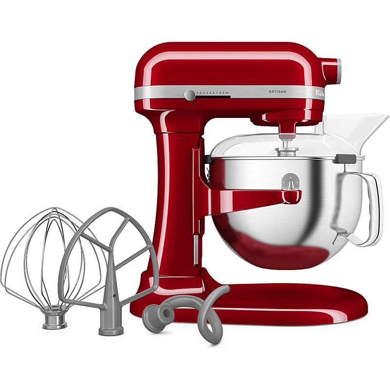 KitchenAid 5KSM60SPXEER Küchenmaschine 5,6 L ARTISAN mit Schüsselheber Farbe Empire Rot