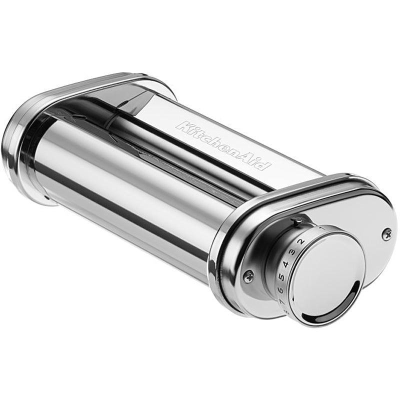 KitchenAid 5KSMPRA Zubehör für alle Küchenmaschinen Nudelvorsatz (Edelstahl ) 3 Walzen