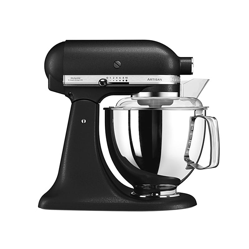KitchenAid Artisan 5KSM175PSEBK Küchenmaschine 4,8L in Gusseisen Schwarz mit Zubehör