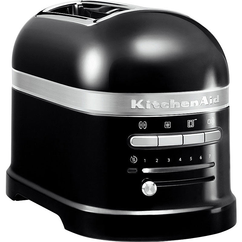 KitchenAid Artisan Toaster 2 Scheiben – Onyx Schwarz 5KMT2204EOB inkl. Sandwichzange