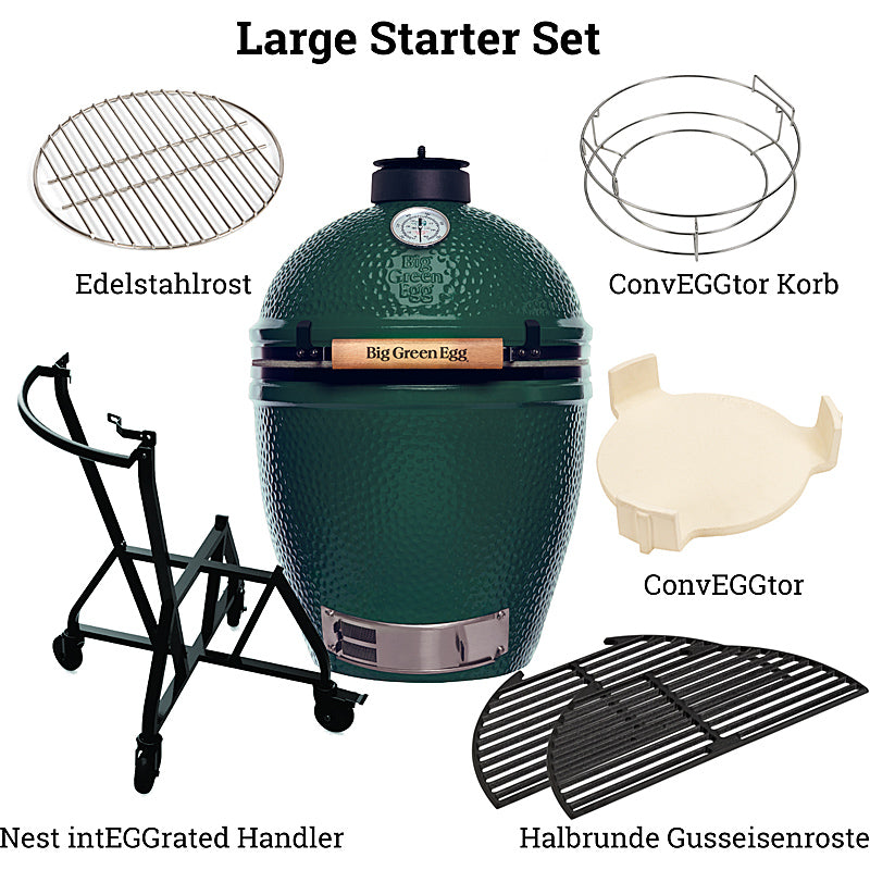 Big Green Egg Large EGG Starter Package 6-piece