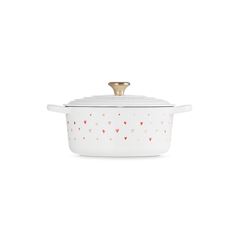 Le Creuset Bräter Signature rund 22 cm Hearts