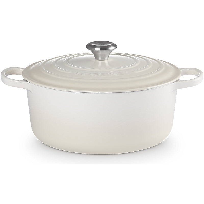 Le Creuset Bräter Signature rund 20 cm Meringue