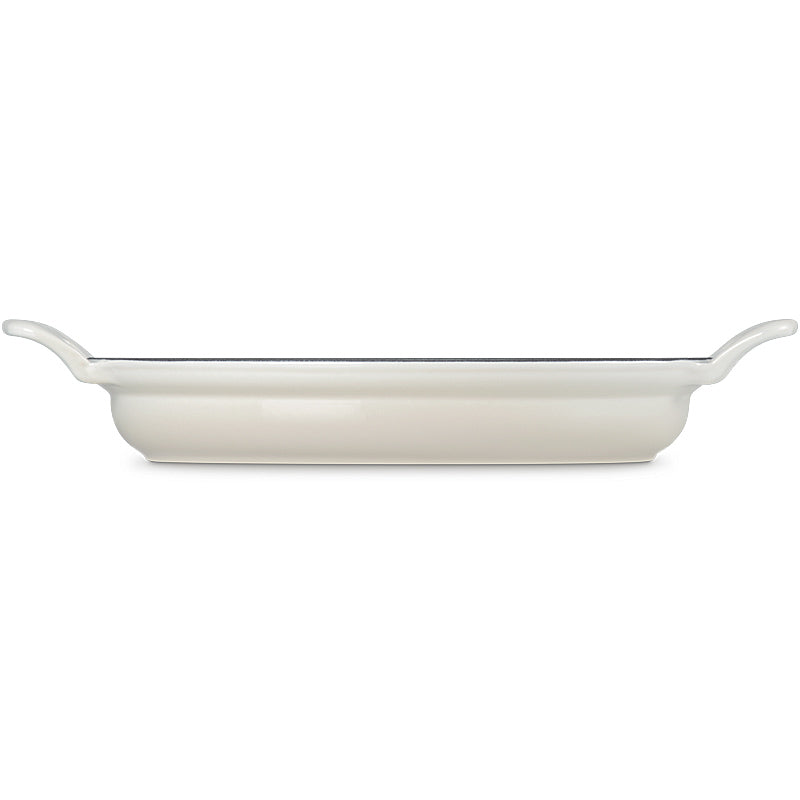 Le Creuset ovale Pfanne Modern Heritage 28 cm Meringue
