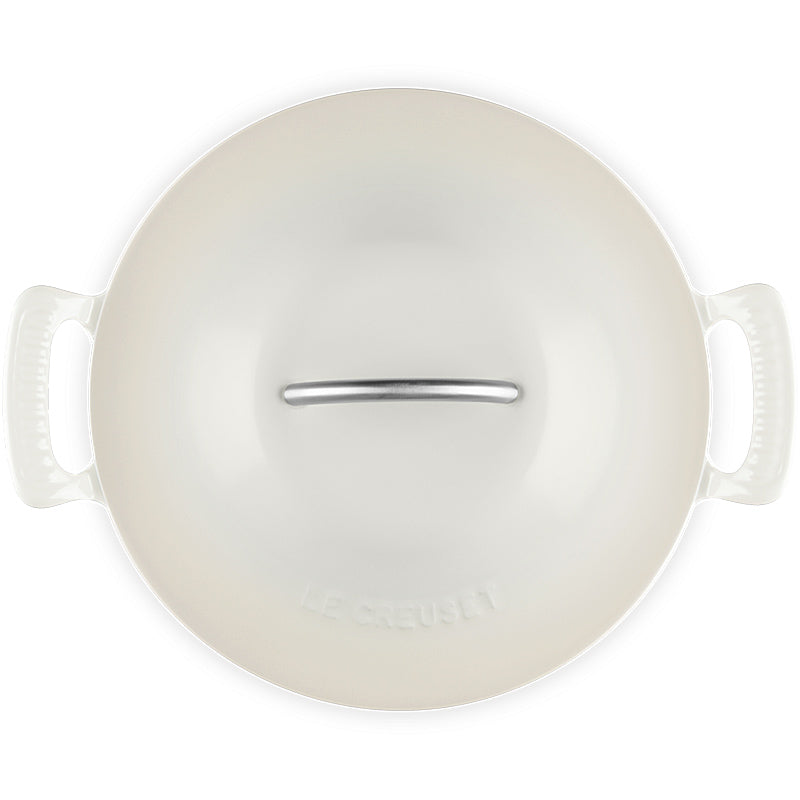 Le Creuset Round Roasting Pan Modern Heritage 26 cm Meringue