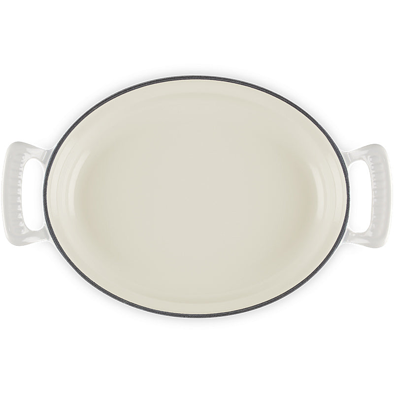Le Creuset ovale Pfanne Modern Heritage 28 cm Meringue