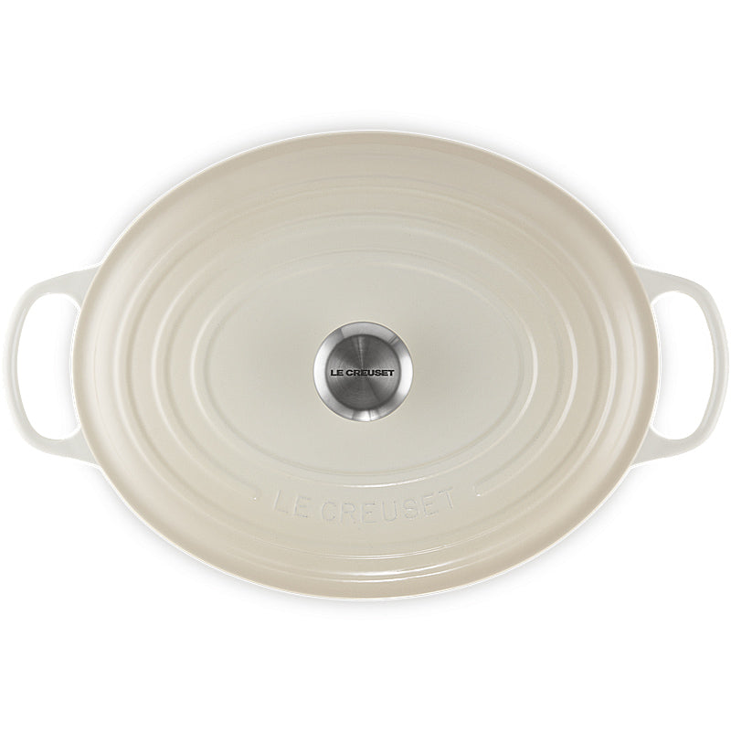 Le Creuset Signature Oval Roaster 29cm Meringue