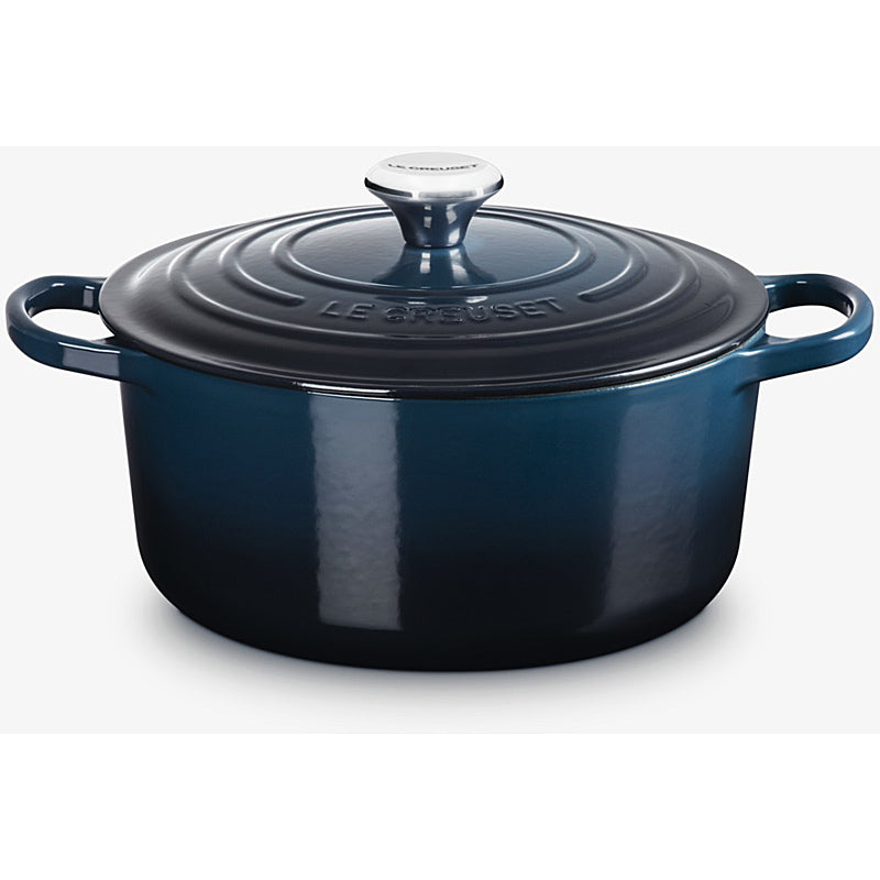 Le Creuset Bräter Signature rund 24 cm Nuit