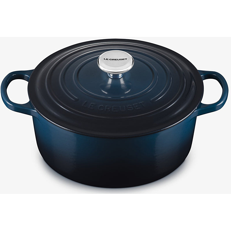 Le Creuset Bräter Signature rund 24 cm Nuit