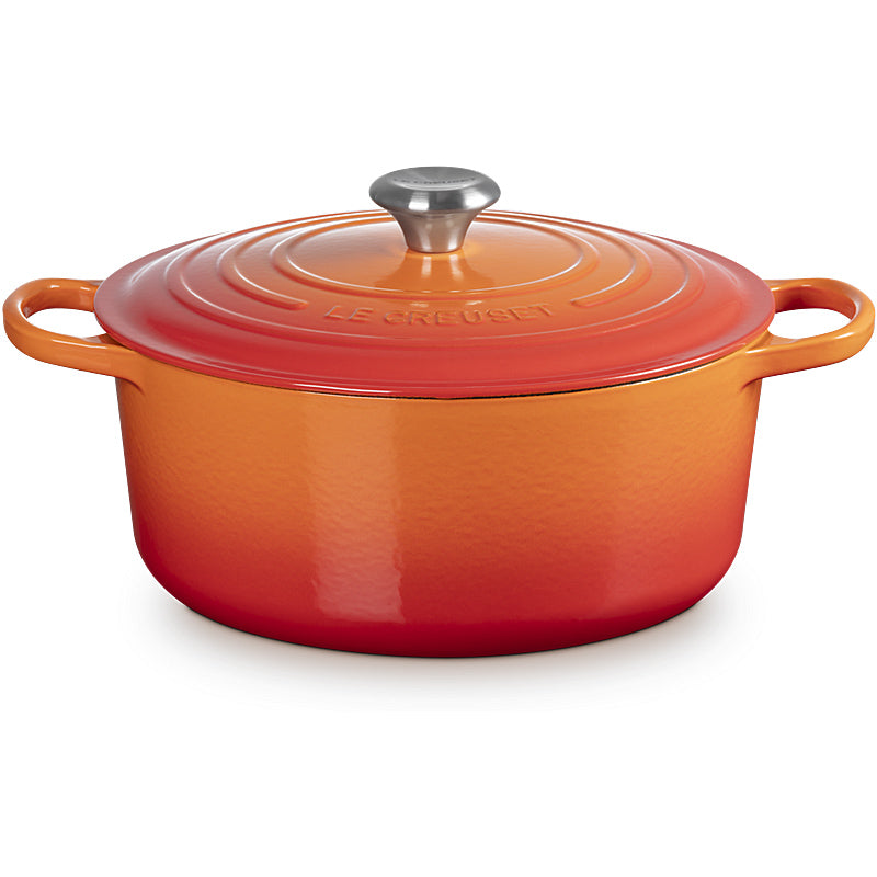 Le Creuset Signature Round Roasting Pan 28cm Oven Red 