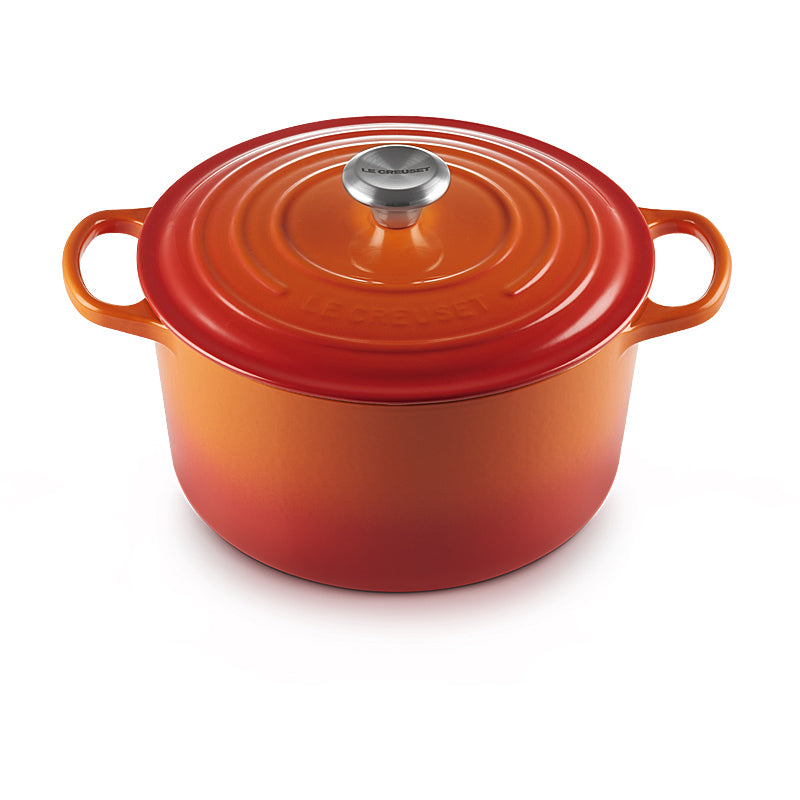 Le Creuset Signature Round Tall Roaster 26 cm Oven Red