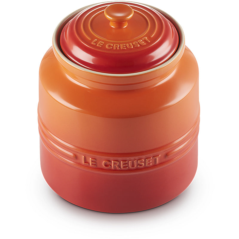 Le Creuset Keksdose mit Deckel 2,4 Liter Ofenrot