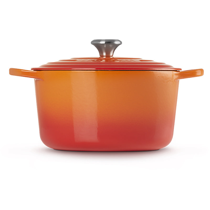 Le Creuset Signature Round Tall Roaster 24 cm Oven Red 
