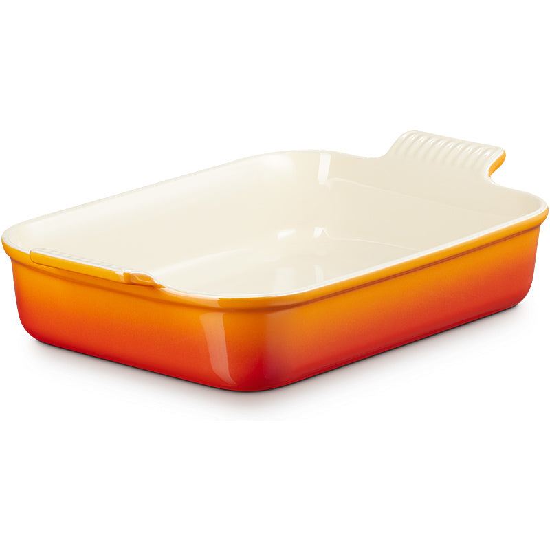 Le Creuset Auflaufform Tradition 32 cm Ofenrot