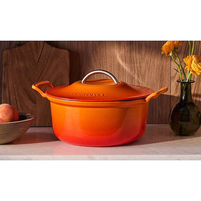 Le Creuset Round Roasting Pan Modern Heritage 26 cm Oven Red