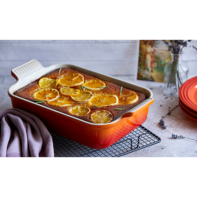 Le Creuset Auflaufform Tradition 32 cm Ofenrot
