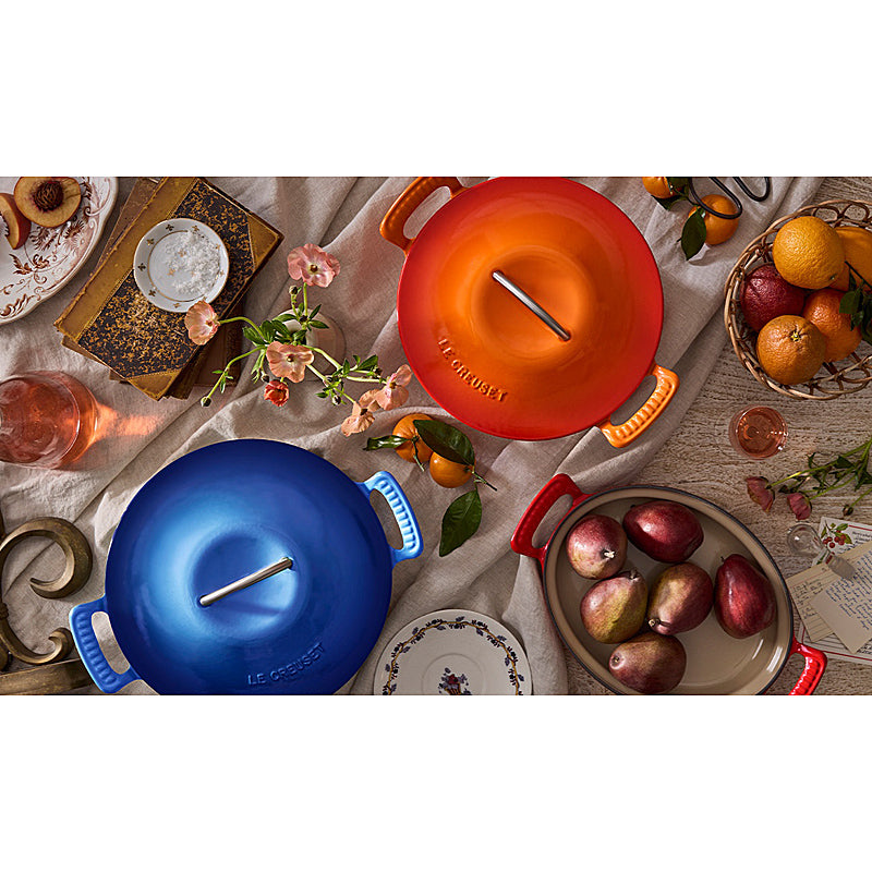 Le Creuset Round Roasting Pan Modern Heritage 26 cm Azure