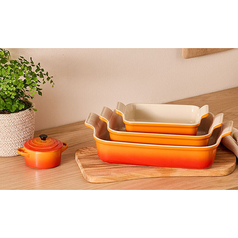 Le Creuset Auflaufform Tradition 32 cm Ofenrot