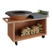 OFYR Island+ Corten 100 PRO Keramik Dunkelgrau