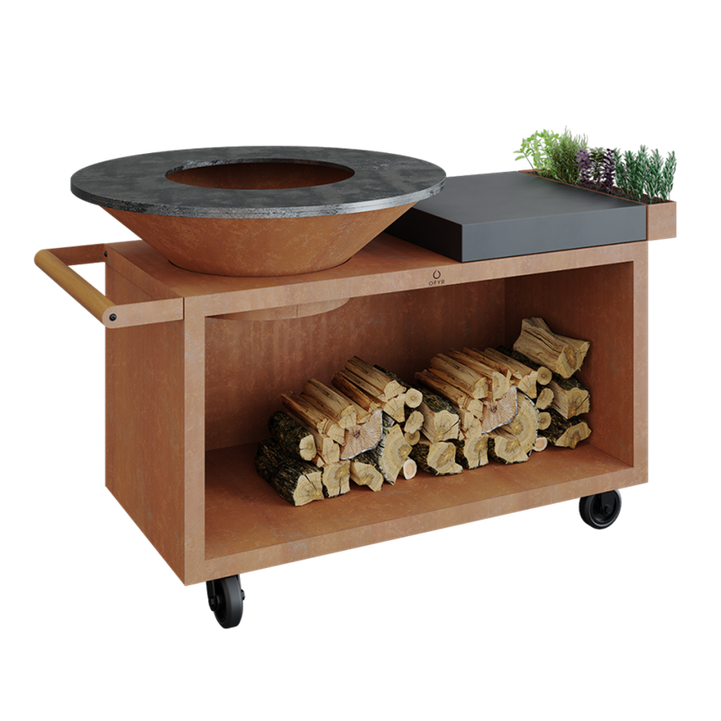 OFYR Island Corten 100 PRO Keramik Dunkelgrau