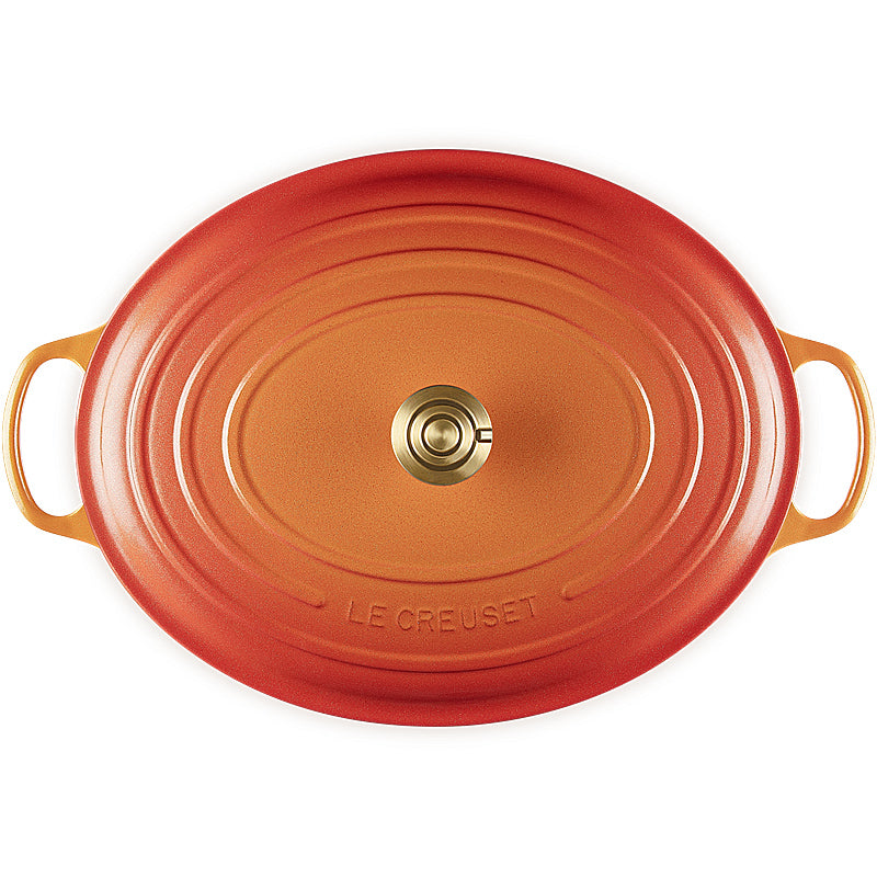 Le Creuset Bräter Signature oval 29 cm Flamme Dorée