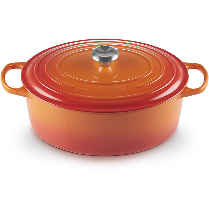 Le Creuset Bräter oval Signature 40cm ofenrot