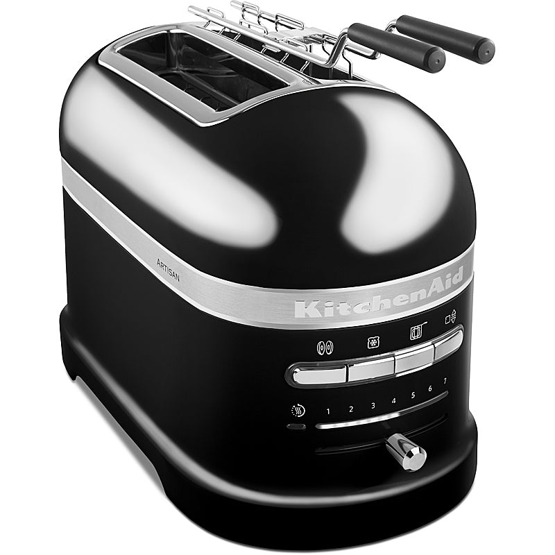 KitchenAid Artisan Toaster 2 Scheiben – Onyx Schwarz 5KMT2204EOB inkl. Sandwichzange