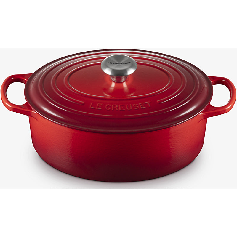 Le Creuset Bräter oval Signature 29cm kirschrot