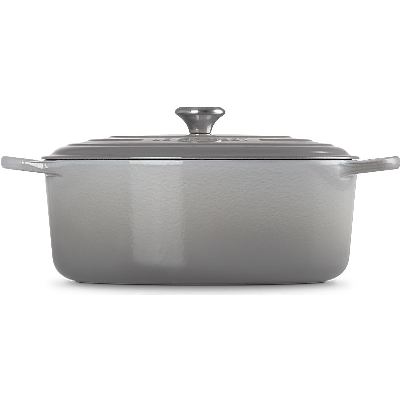 Le Creuset Bräter Signature oval 29cm Perlgrau