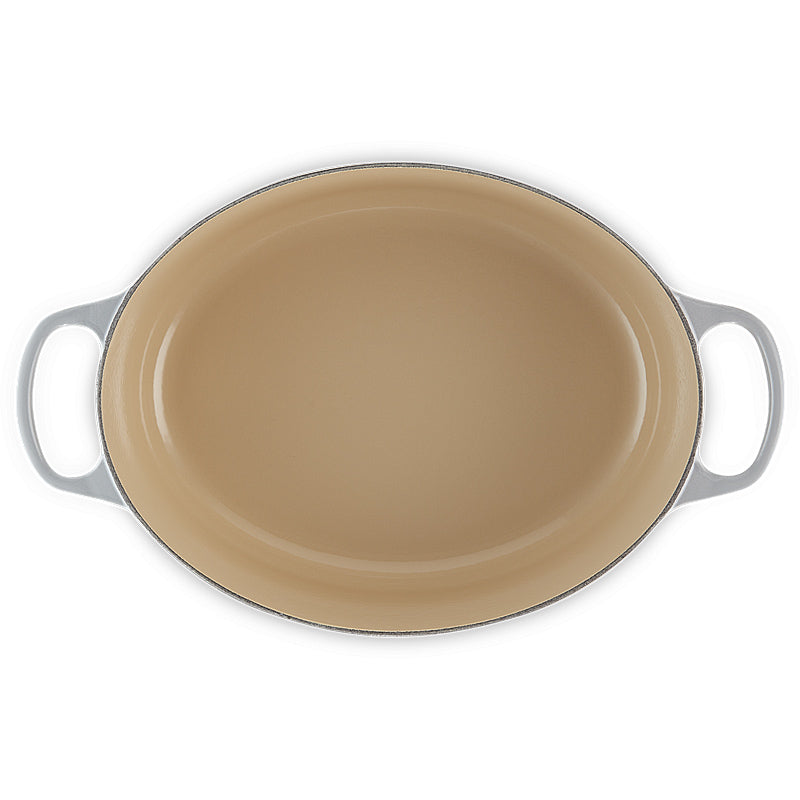 Le Creuset Bräter Signature oval 29cm Perlgrau