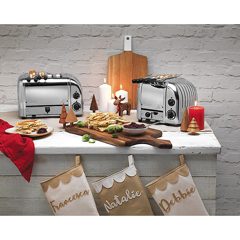 Dualit Classic 2+1-slot toaster polished including sandwich tongs