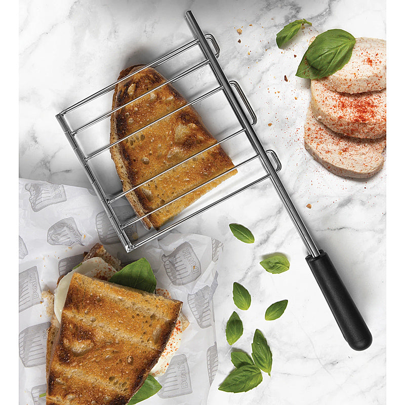 Dualit Classic 2+1-slot toaster polished including sandwich tongs