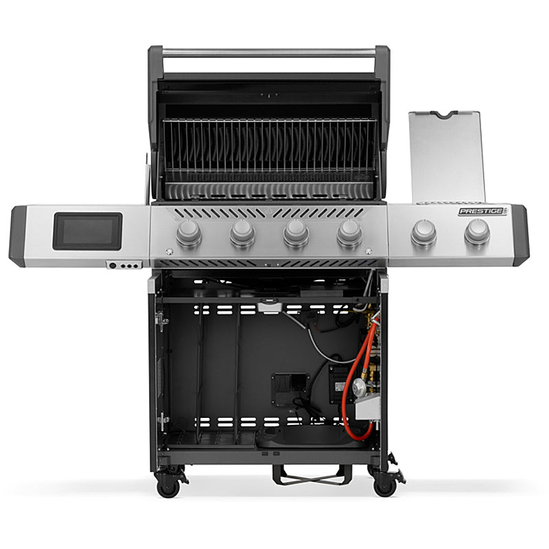 Napoleon Prestige PRO 500 Connected Gasgrill Schwarz inkl. Drehspieß & Infrarotbrenner